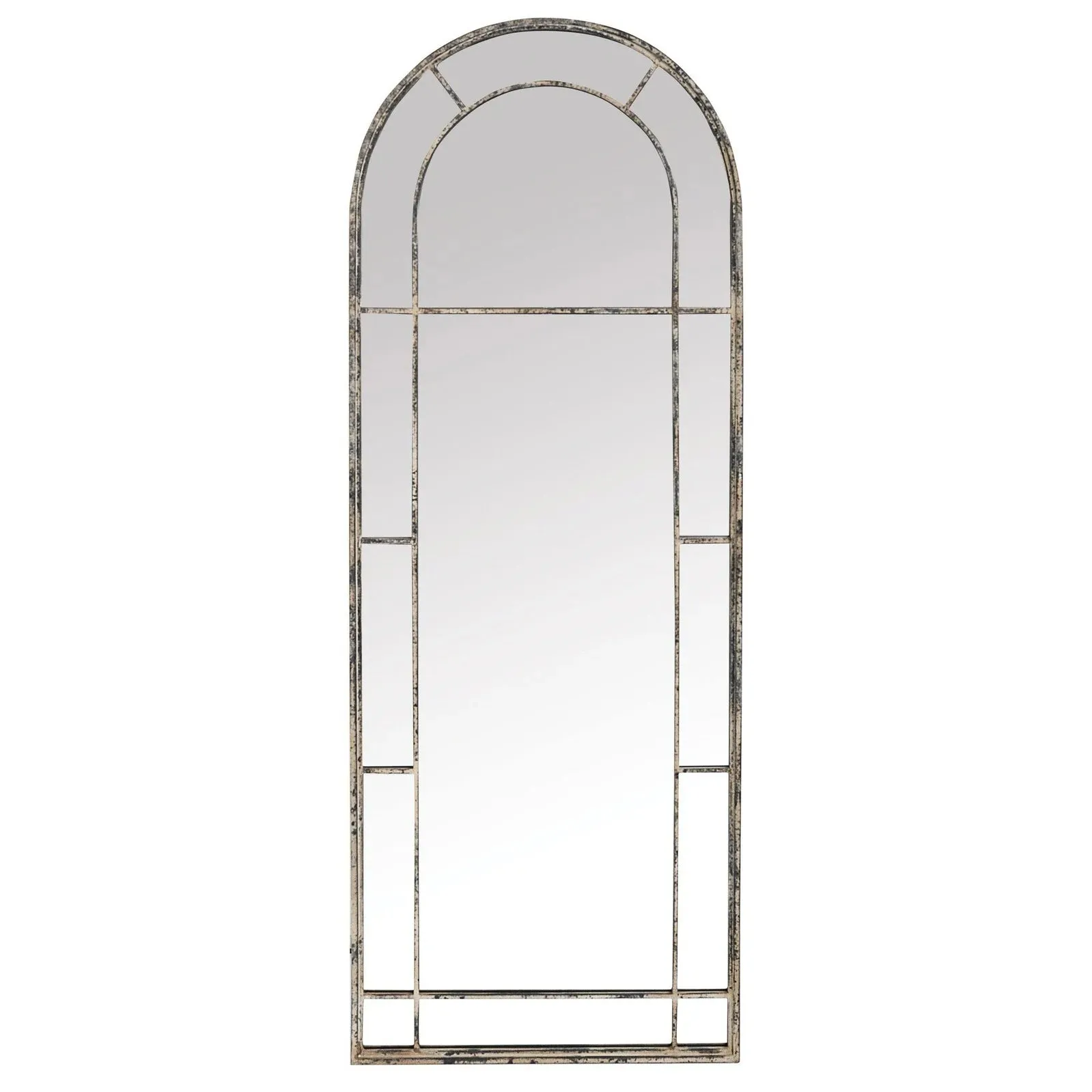 Alexa Arched Mirror - Distressed Metal Finish