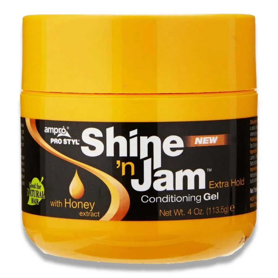 Ampro - Pro Style Shine'n Jam Conditioning Gel, Extra Hold - 4 Oz - 6 Pack