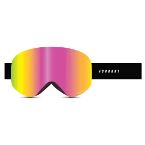 Ashbury Sonic Sensor Snowboard Goggles - Pink Mirror/Yellow Spare