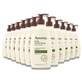 Aveeno - Daily Moisturizing Body Lotion - 18 Fl Oz- 12 Pack