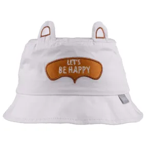 Baby Bucket Hat "Let's Be Happy Old" Summer Toddler Fedora