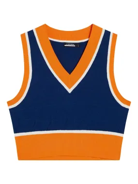 Barbados Knitted Vest / Estate Blue