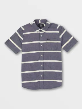 Big Boys Stone Stagger Short Sleeve Shirt - Marina Blue