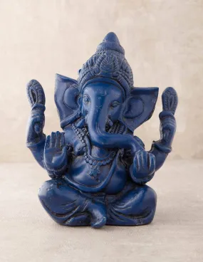 Blue Ganesh Prosperity Statue