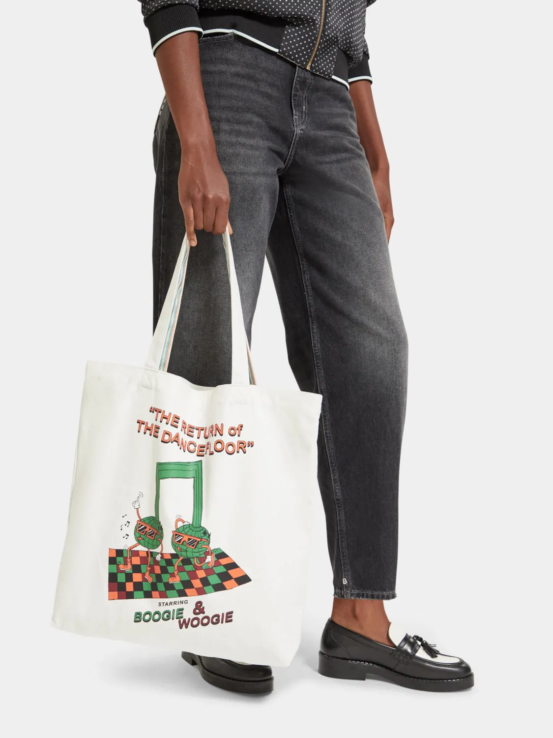 Canvas artwork tote bag