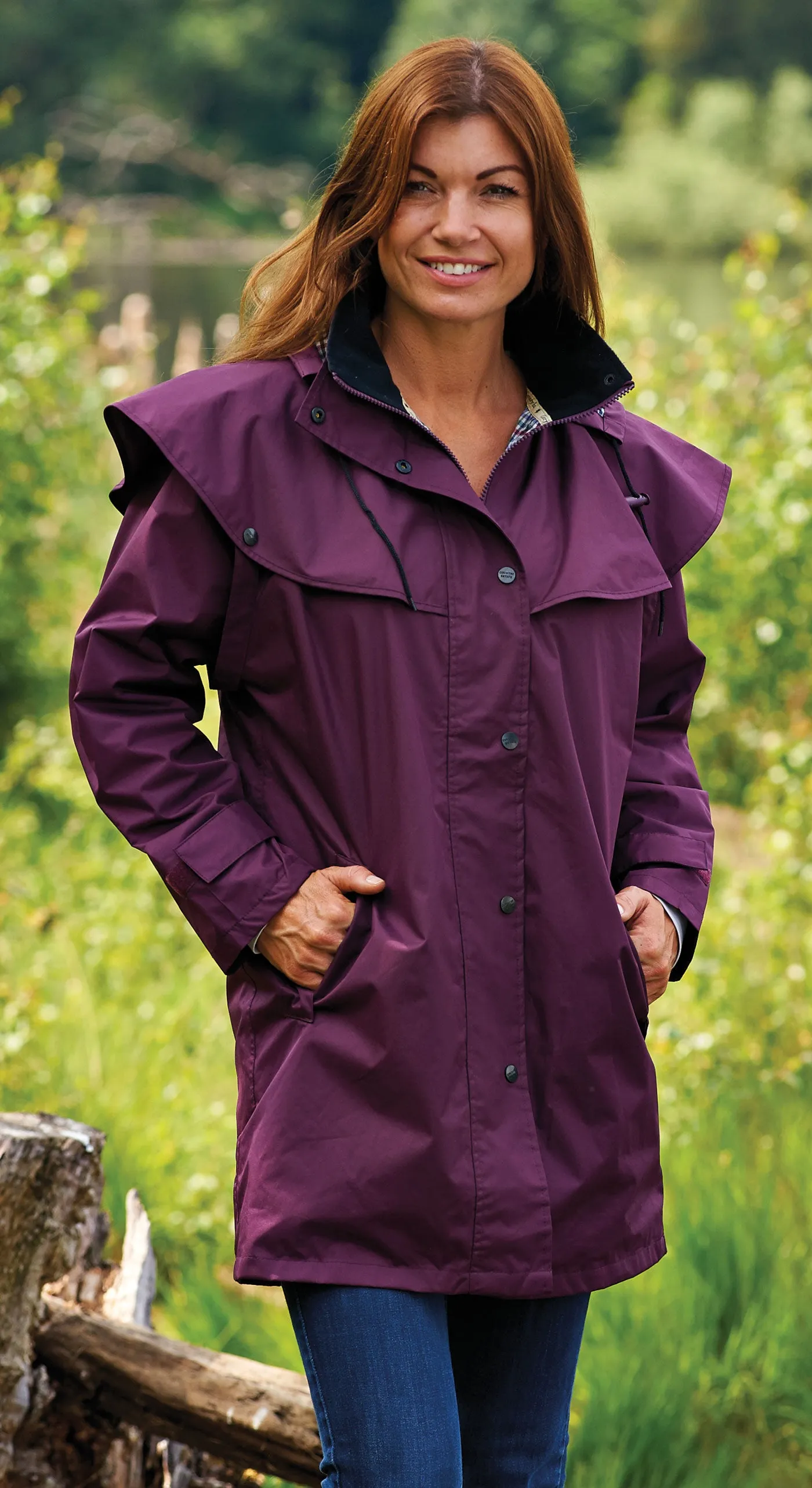 Champion Windsor Ladies' Three-Quarter Length Waterproof Coat