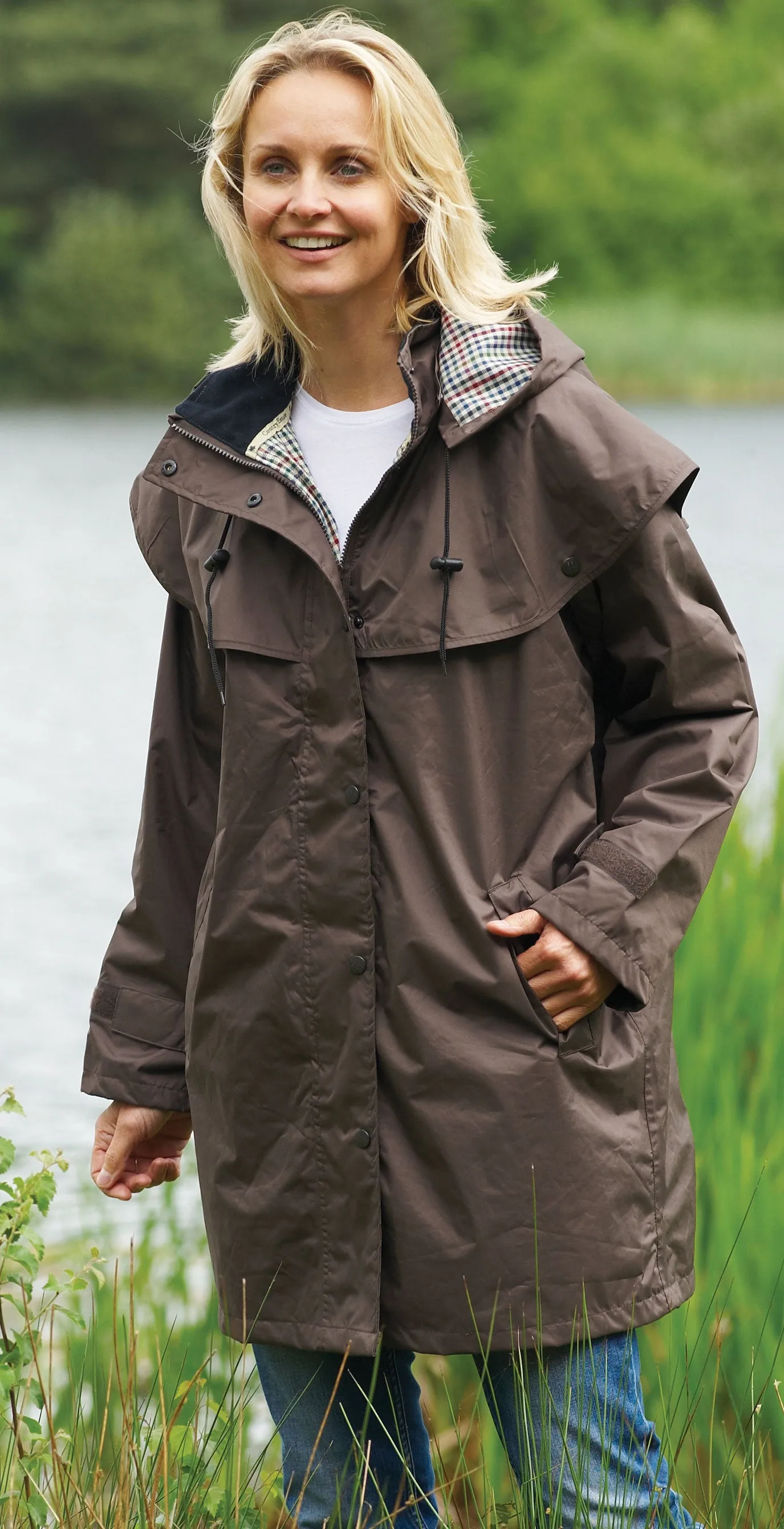 Champion Windsor Ladies' Three-Quarter Length Waterproof Coat