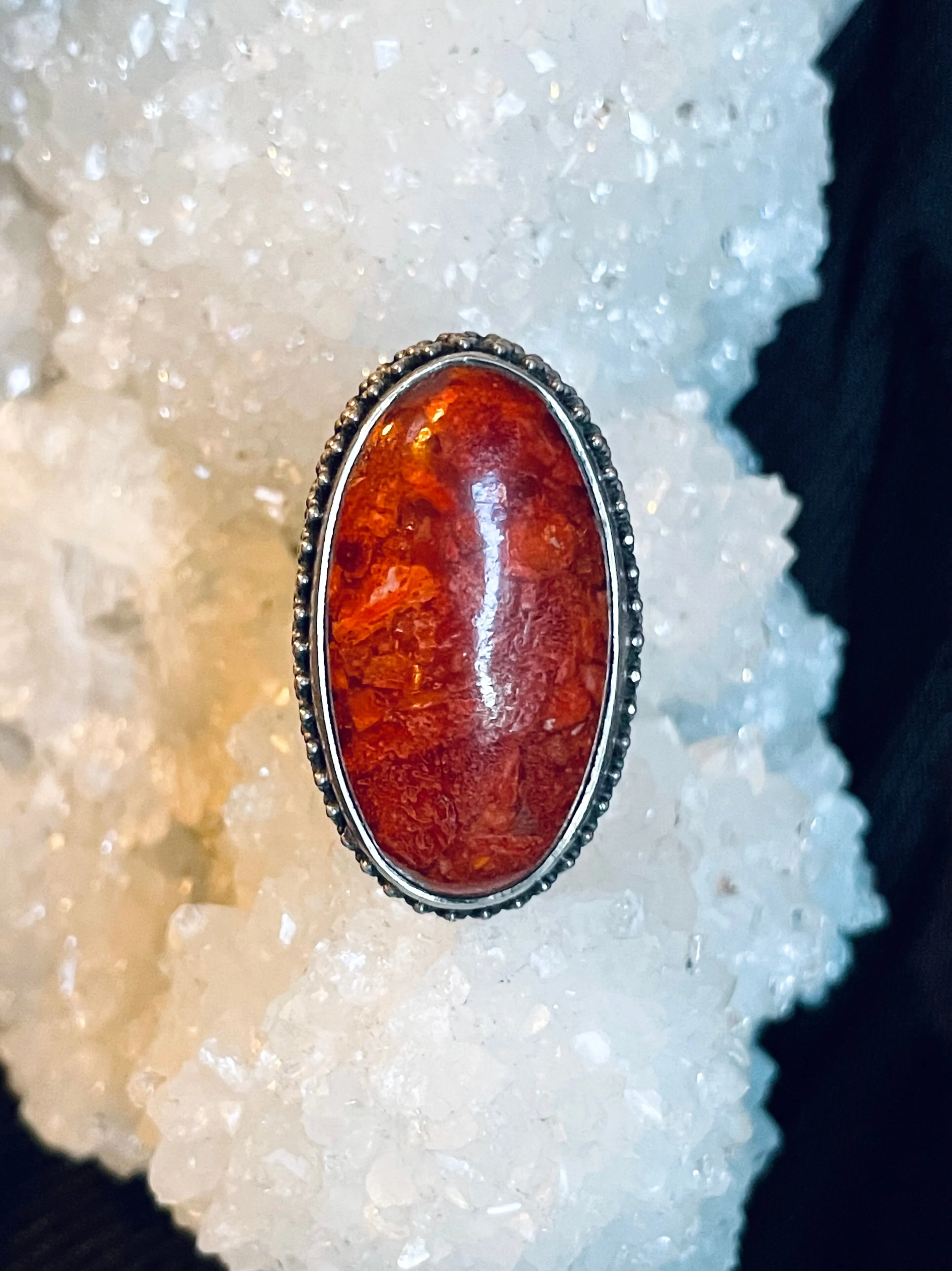 Gift of The Sea Red Coral Ring