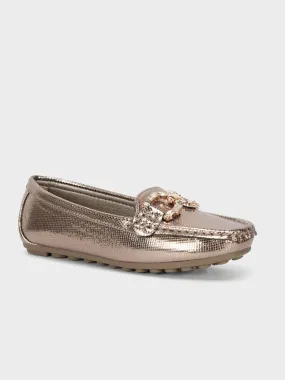 Girls "COSETTE" Buckled Adorn Moccasins