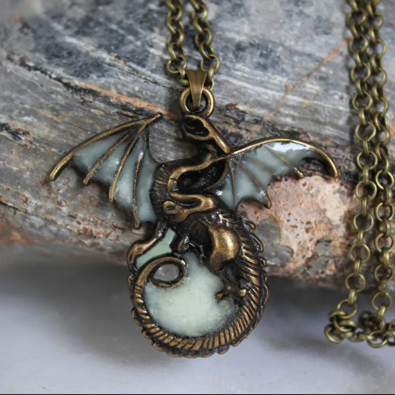 Glow in The Dark Dragon Charm