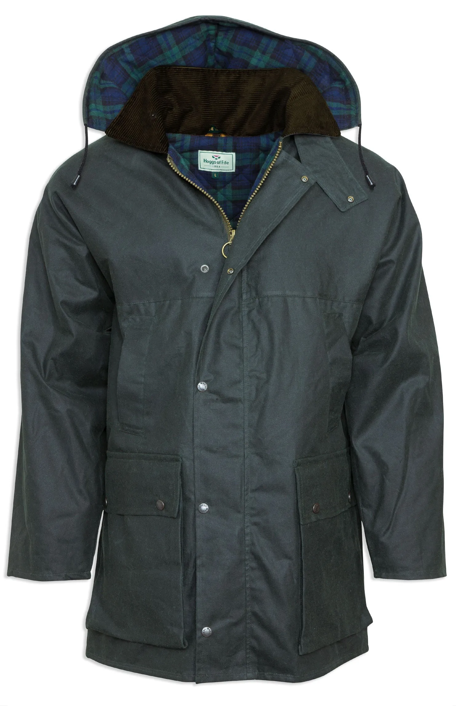 Hoggs of Fife Padded Waxed Jacket