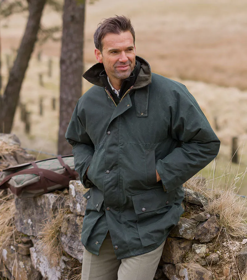 Hoggs of Fife Padded Waxed Jacket