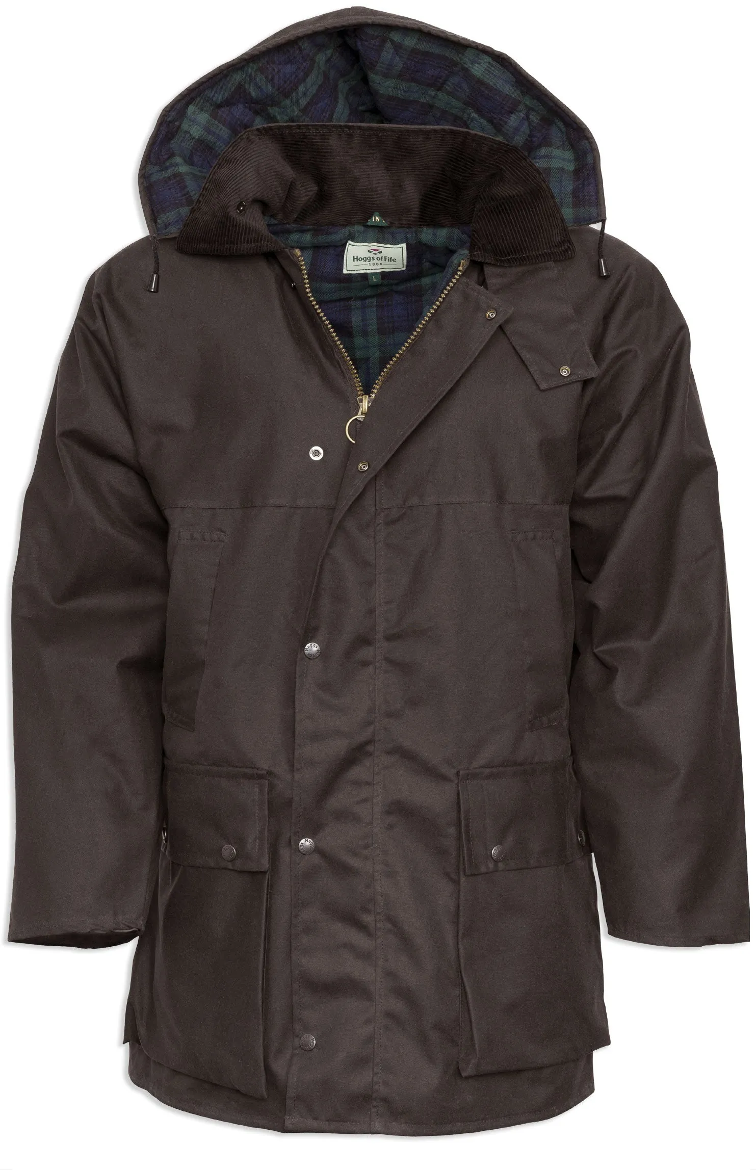 Hoggs of Fife Padded Waxed Jacket