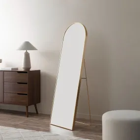 Jackson Metal Arch Full Length Freestanding Mirror - Gold