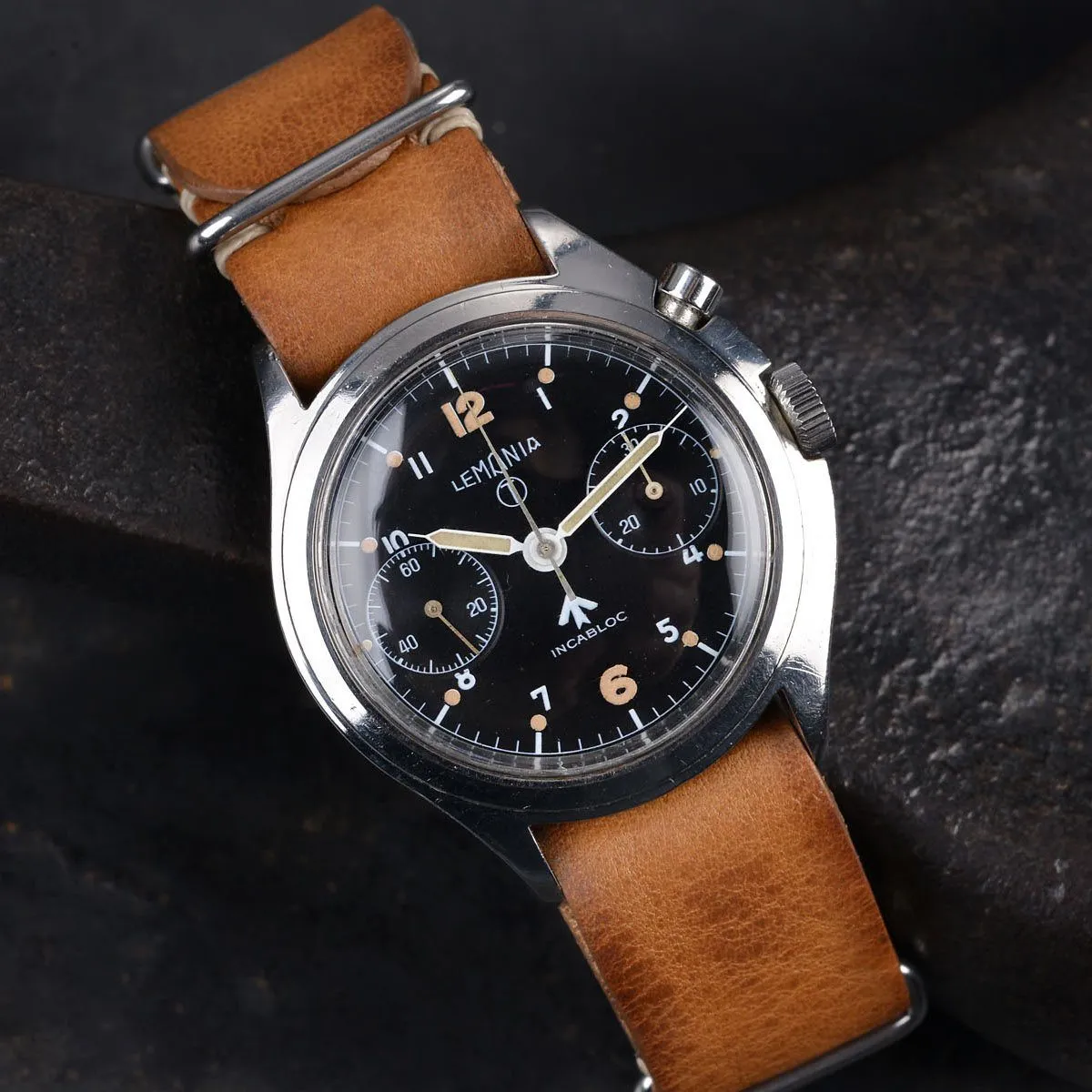 LEMANIA BRITISH RAF CHRONOGRAPH