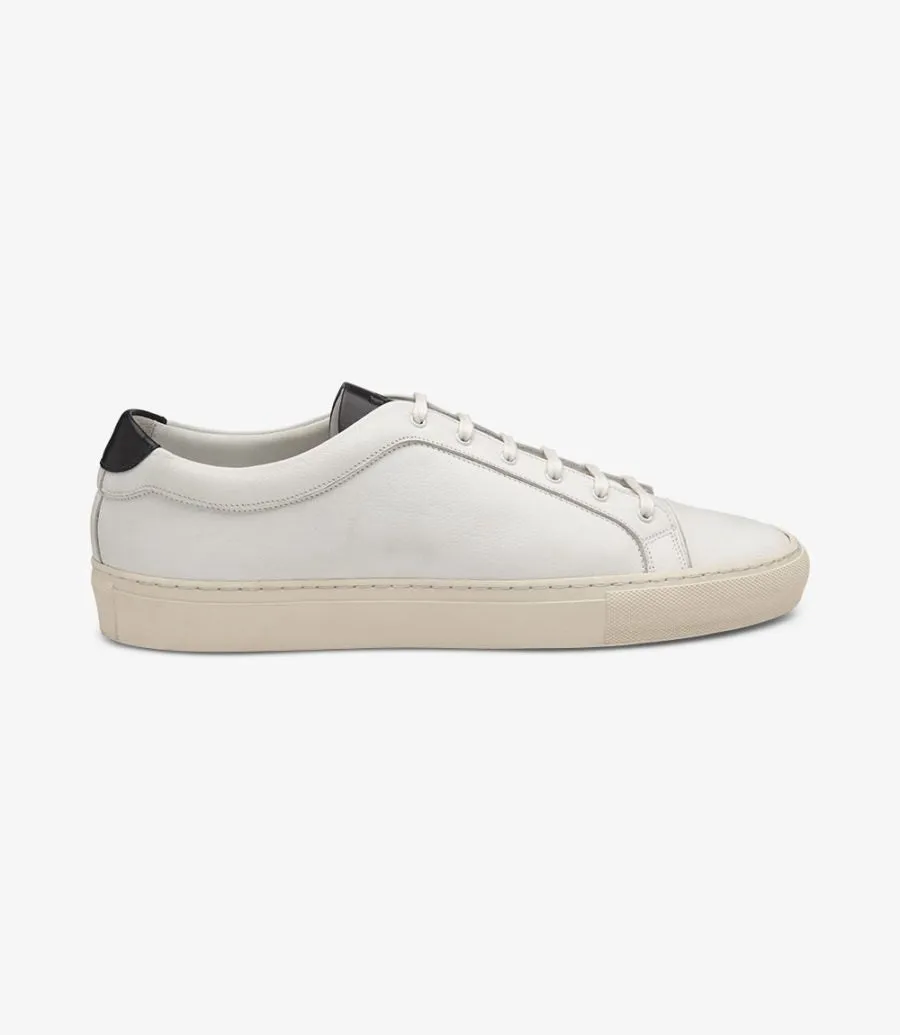 LOAKE  Dash - Leather Sneakers -  White