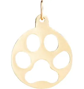 Medium Paw Print Cutout Charm