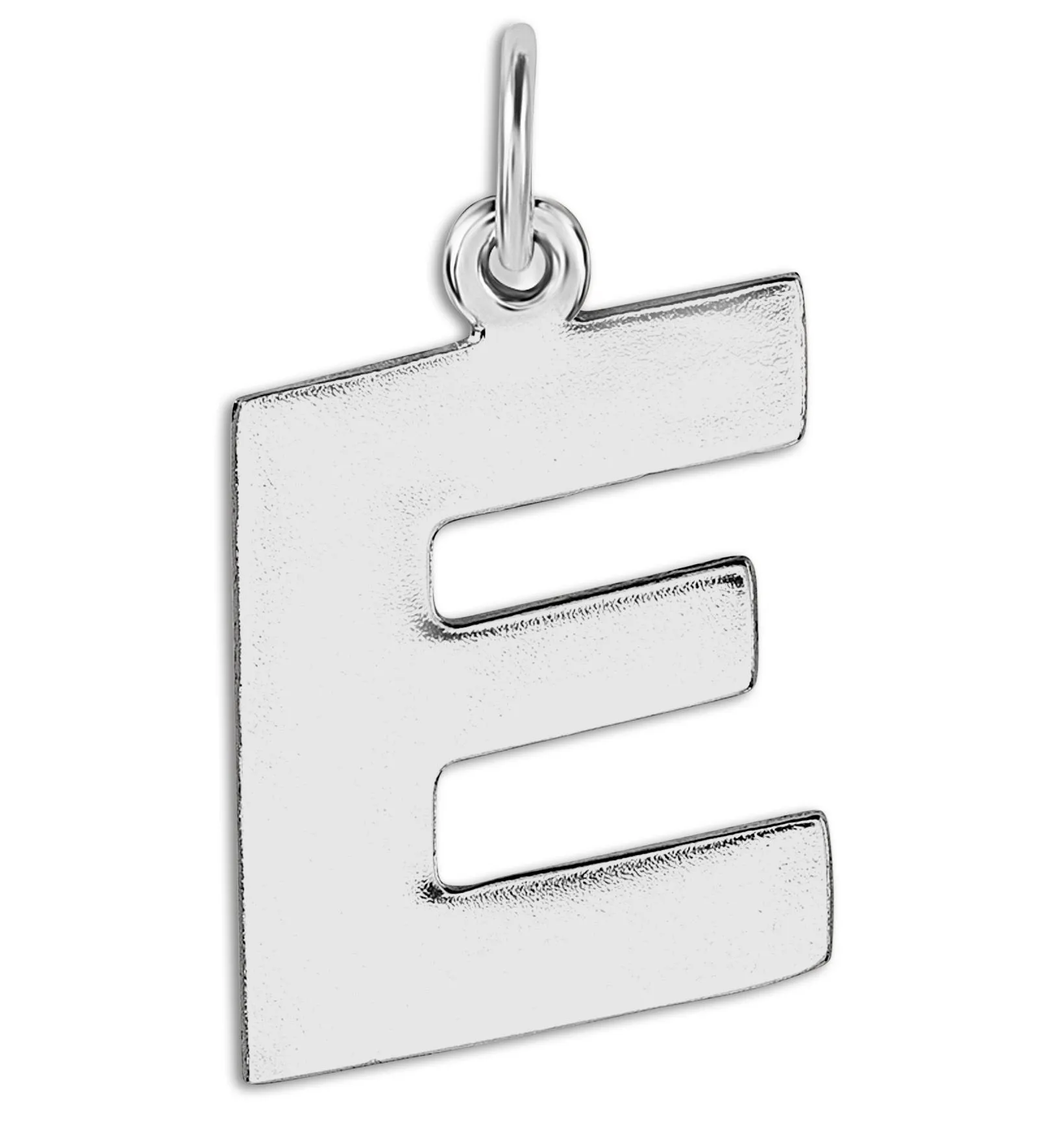 "E" Cutout Letter Charm