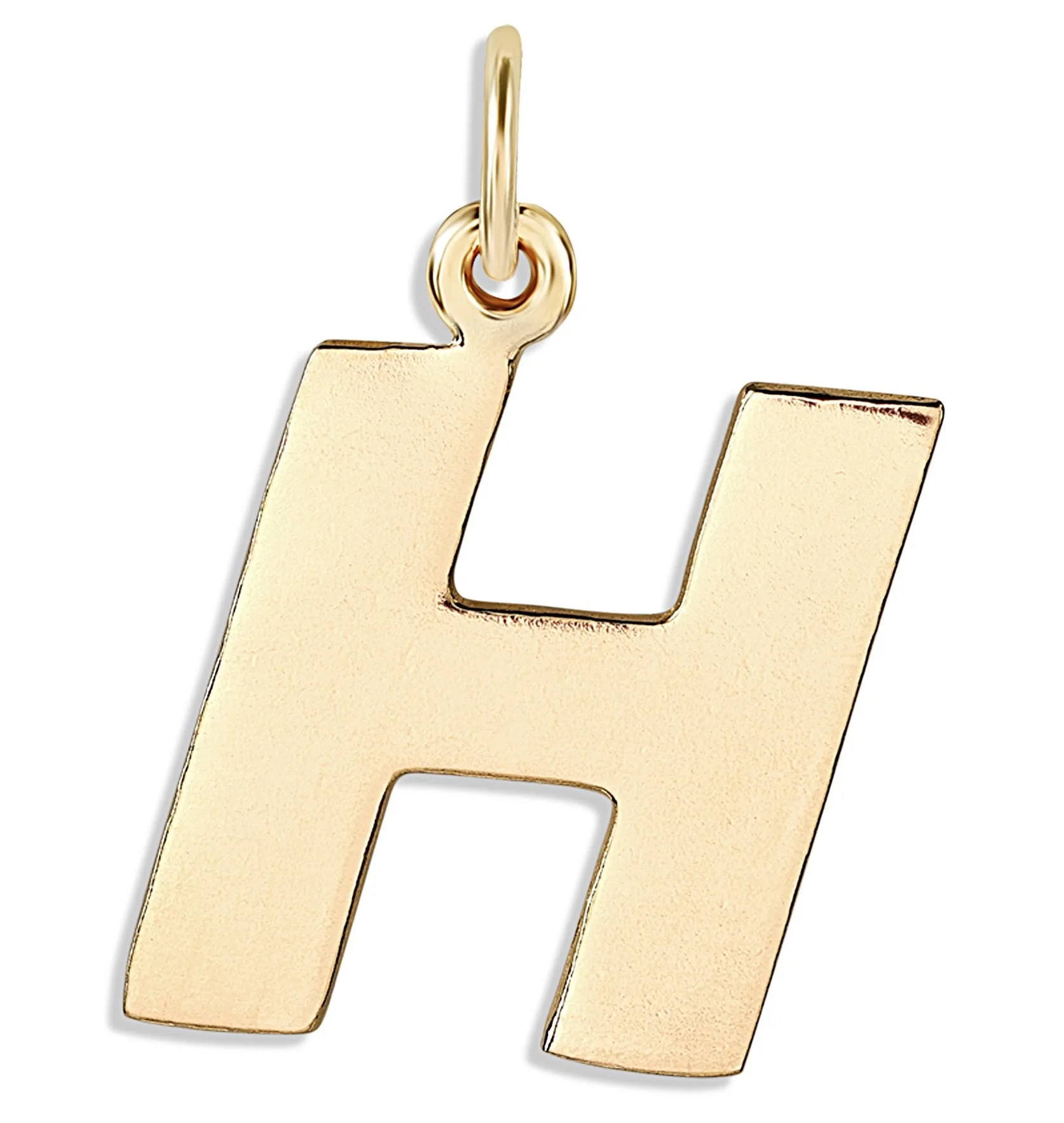 "H" Cutout Letter Charm