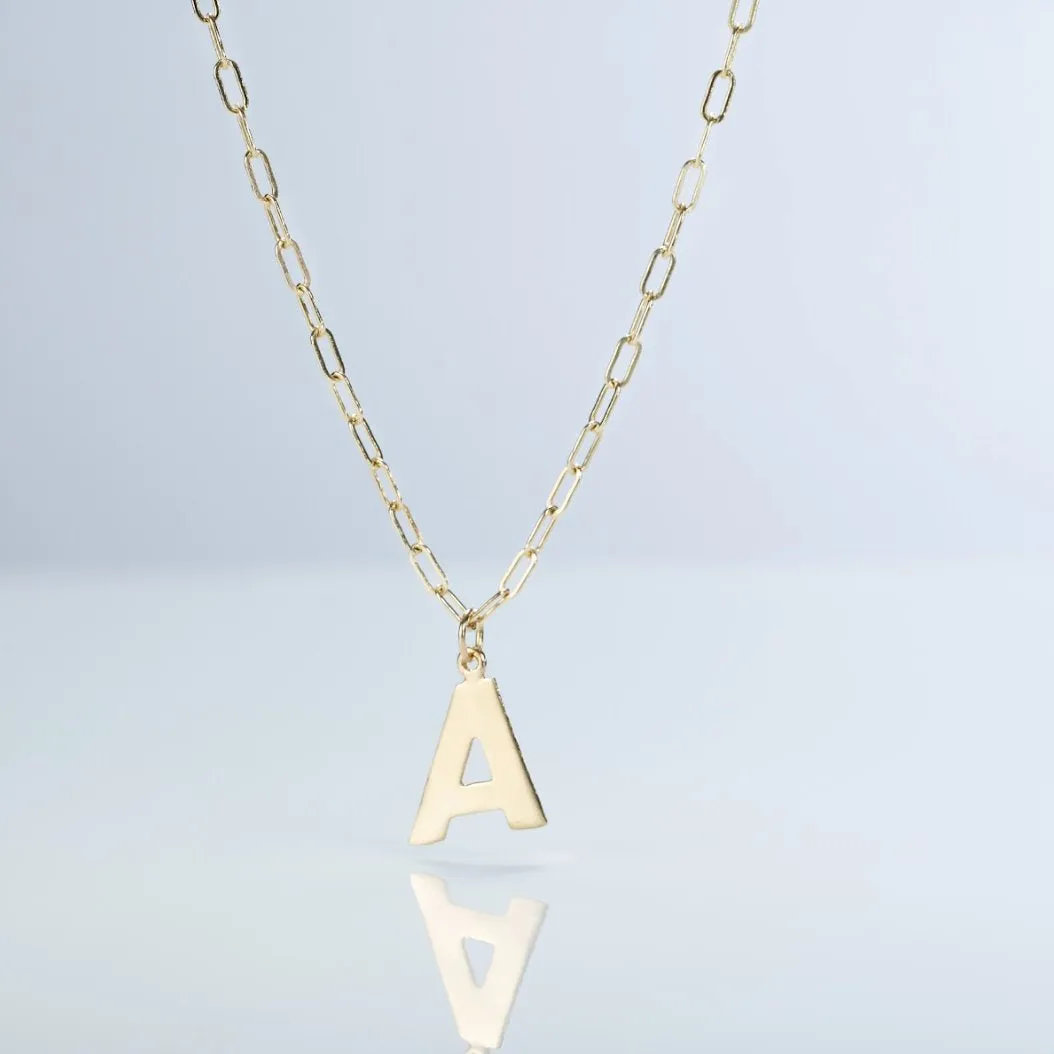 "N" Cutout Letter Charm