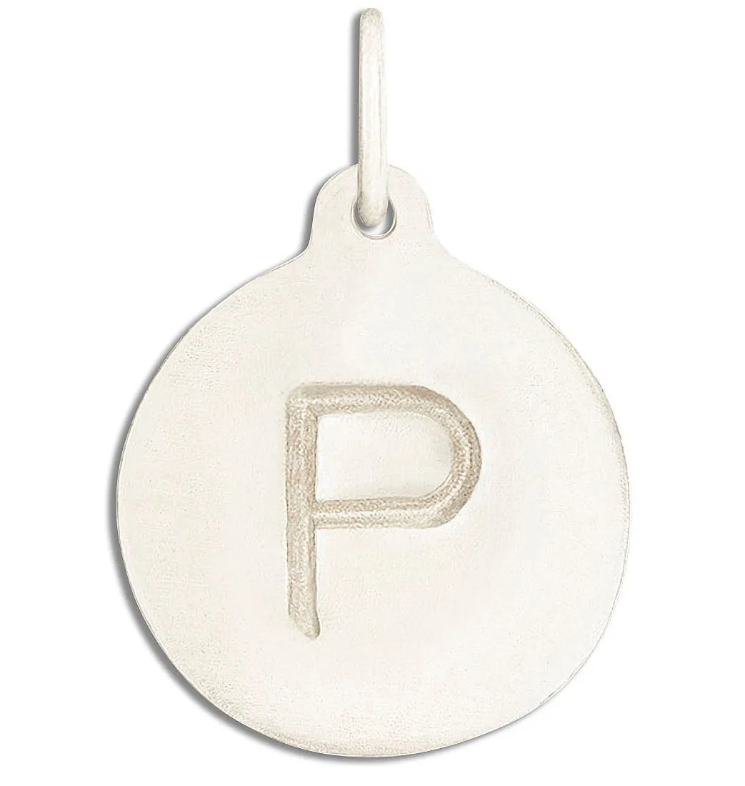 "P" Alphabet Charm