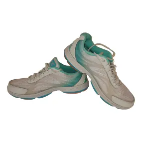 Ryka Devotion Plus 2 Women's 8.5 Walking Shoes Gray/Turquoise Sneaker