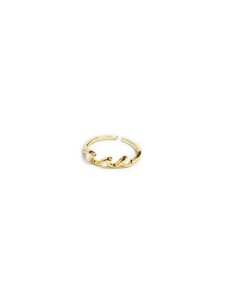 Swell Ring Set - Gold